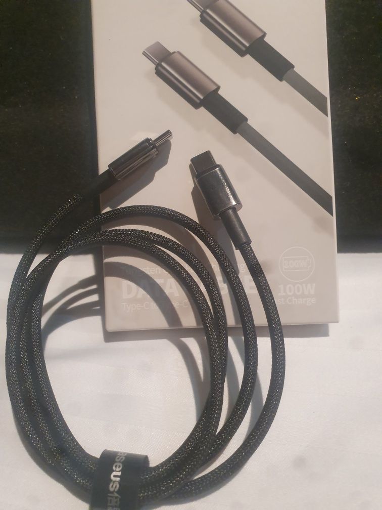 Kabel USB typ C - USB typ C Baseus 1,2 m czarny
