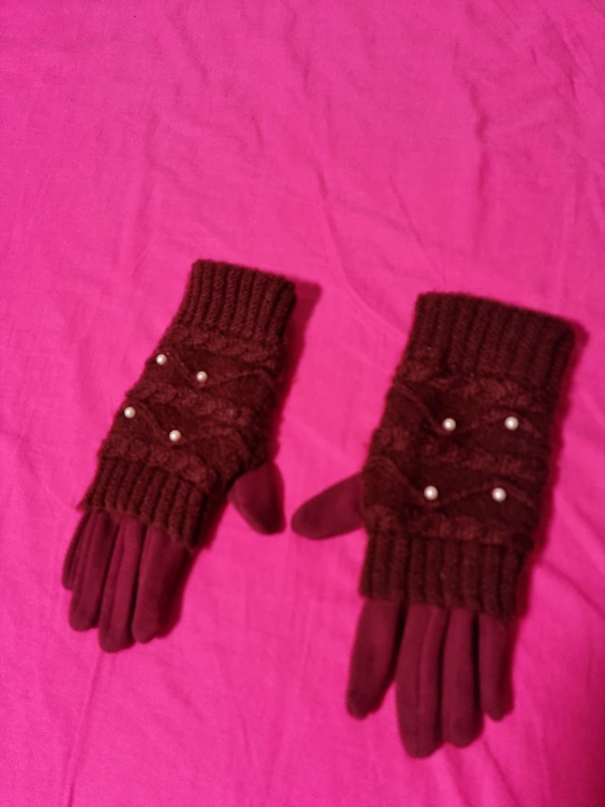 Rękawiczki 2 w jednym