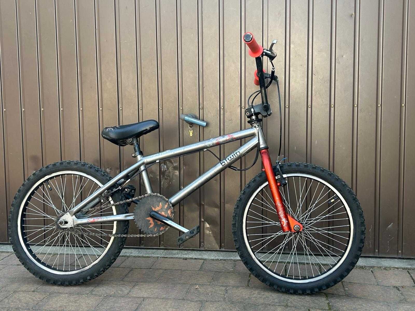 Rower BMX Btwin kolor szary
