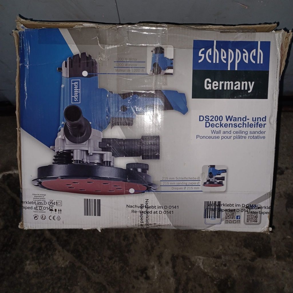 Scheppach szlifierka do gipsu DS200