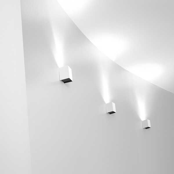 Aplique Parede MICRO BOX Inox. da Oty Light (Original e Novo) – Desde: