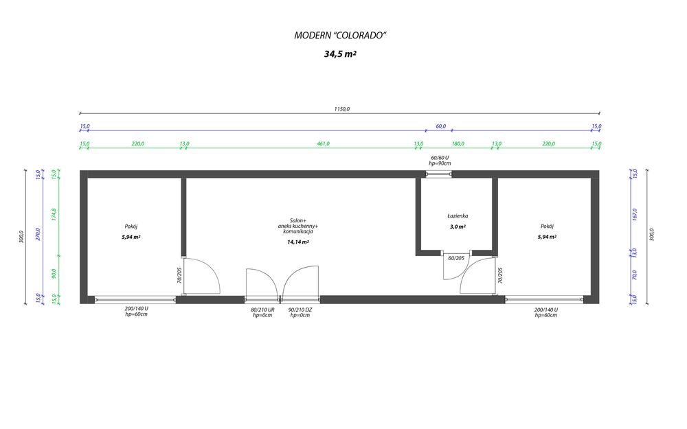 dom modułowy, domek mobilny, domek letniskowy, domek całoroczny