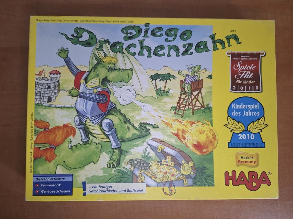 Diego Drachenzahn (Haba) — сімейна гра з драконом