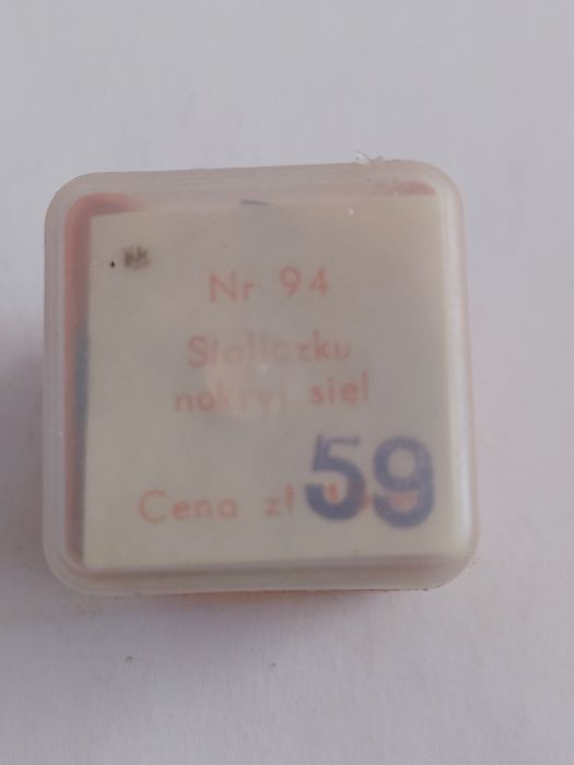 Bajka na rzutnik STOLICZKU NAKRYJ SIE bajki retro na kliszy  PRL klisz