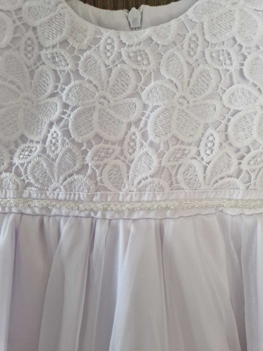 Komplet sukienka r. 68/74 + bolerko r. 68, stan idealny