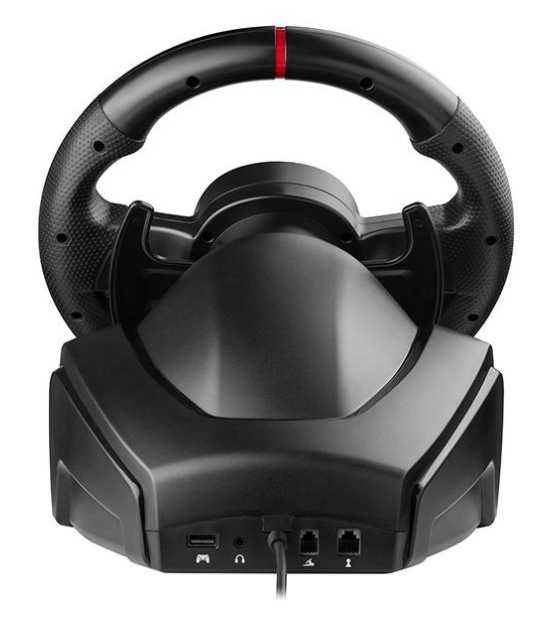Руль игровой кермо ігрове Traker SimRacer 6в1 shifter 6+R 3 педалі