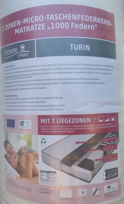 Nowe materace  90x200x22