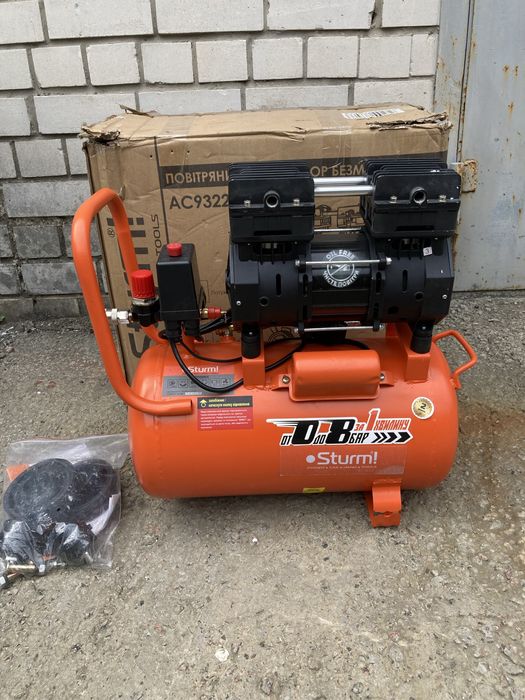 Безмасляний компресор 24л Sturm AC93224OL