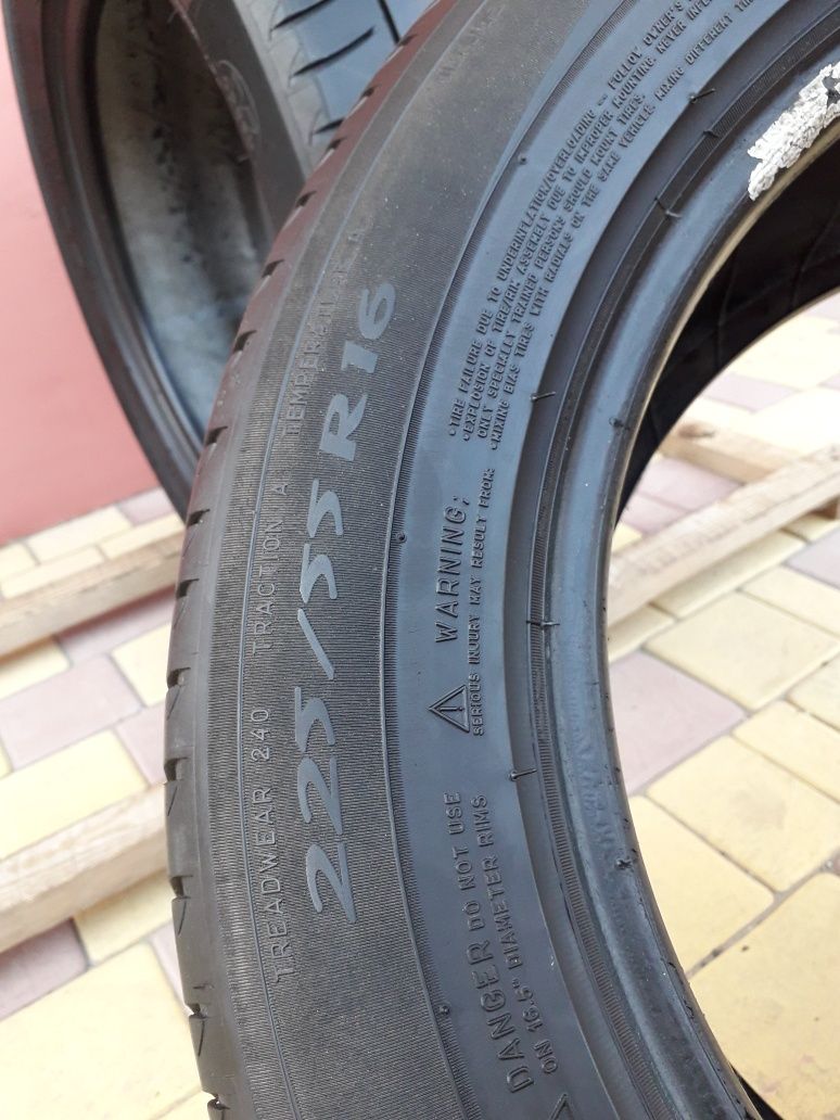 Шини 225/55/16 Michelin. Летняя резина r16.