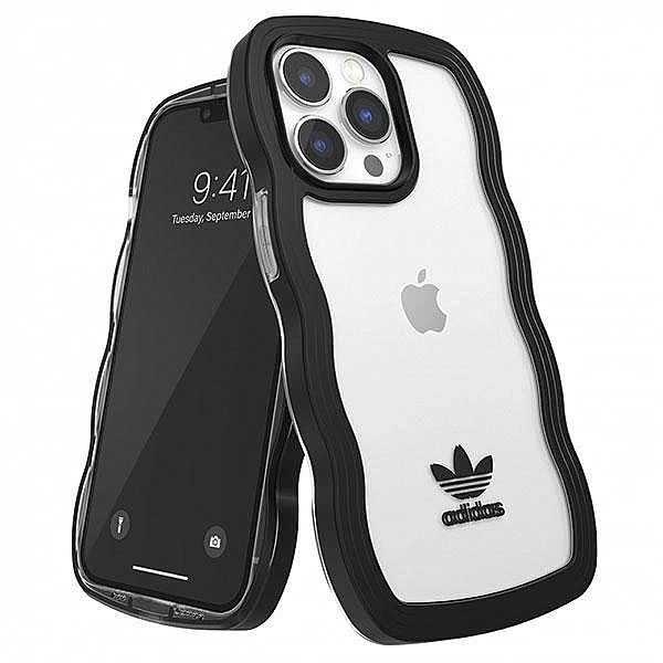 Etui Adidas OR Wavy Case na iPhone 13 Pro / iPhone 13 - czarno-przezro