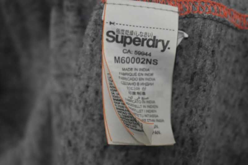 Superdry szara bluza long oryginał super stan XL