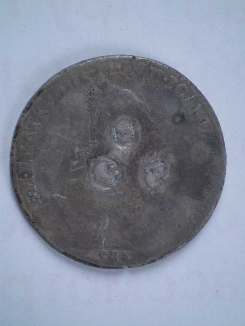 Срібна монета Рубль 1775 рік срібло