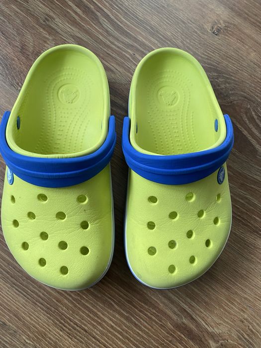 Crocs crocsy seledynowe rozm. J2 33/34
