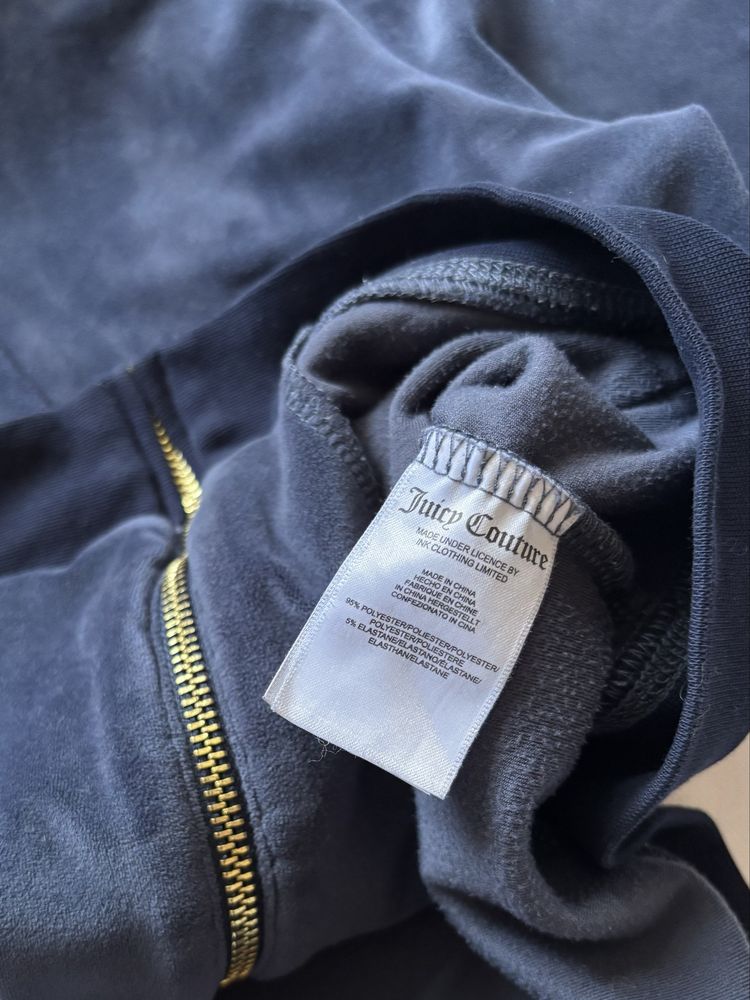 Оригінальне велюрове зіп худі Juicy Couture SPORT L size