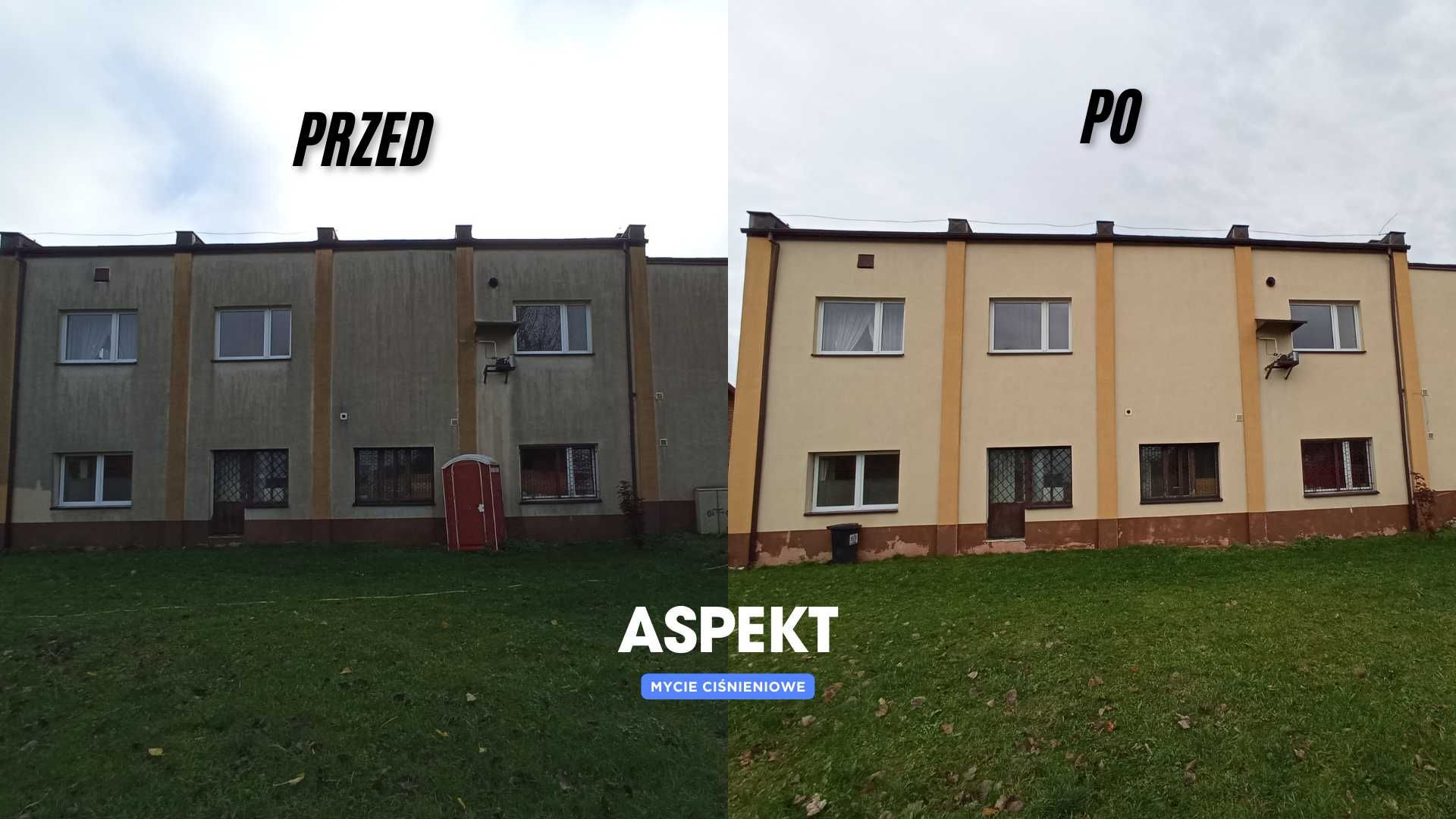 Mycie ciśnieniowe, mycie elewacji, mycie dachu, mycie kostki brukowej