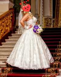 Свадебное платье размер XL