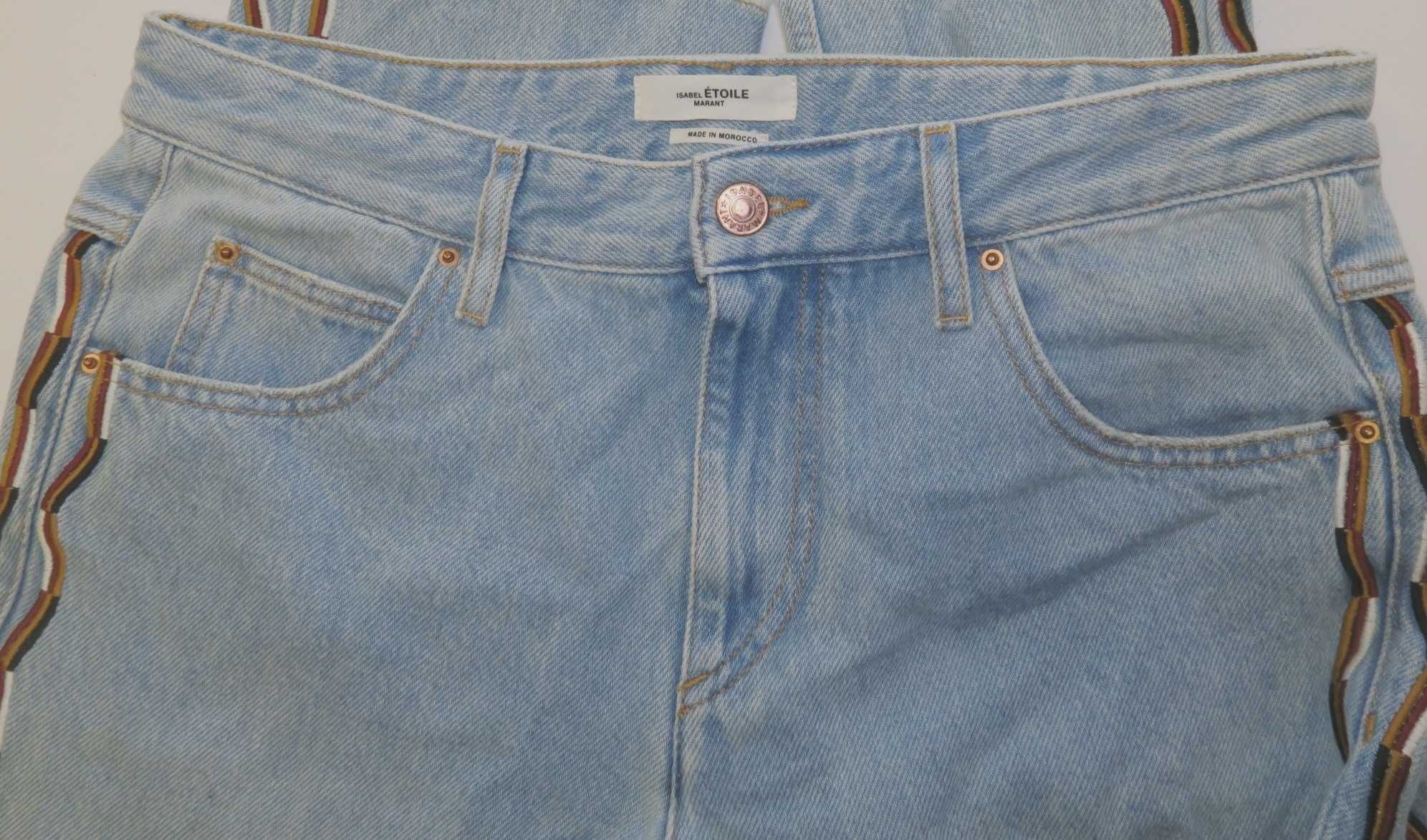 Isabel Marant spodnie z wstawkami mom jeans 40