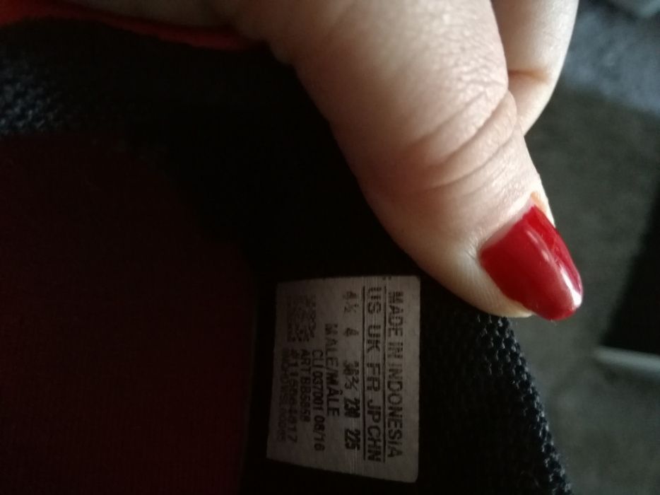 Buty halówki adidas czerwone rozm. 36'5