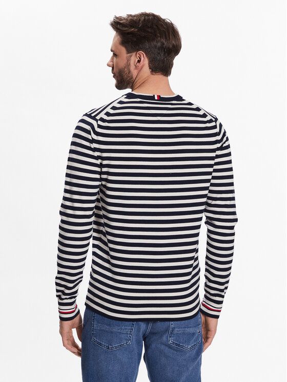 Sweter w paski Tommy Hilfiger XXL
