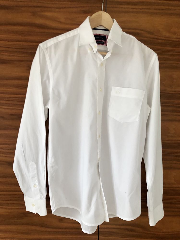 Koszula biała męska Cortefiel classic fit 170 S