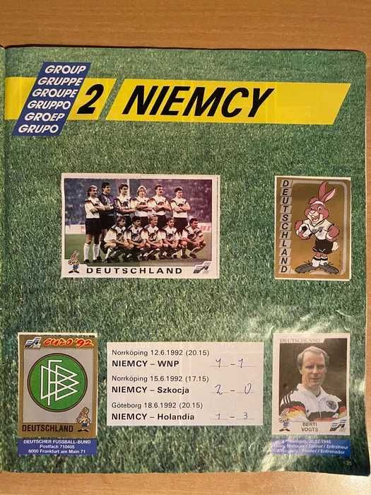 UEFA Euro Sweden 1992 - album (cz.2) PANINI [naklejonych 214/261]