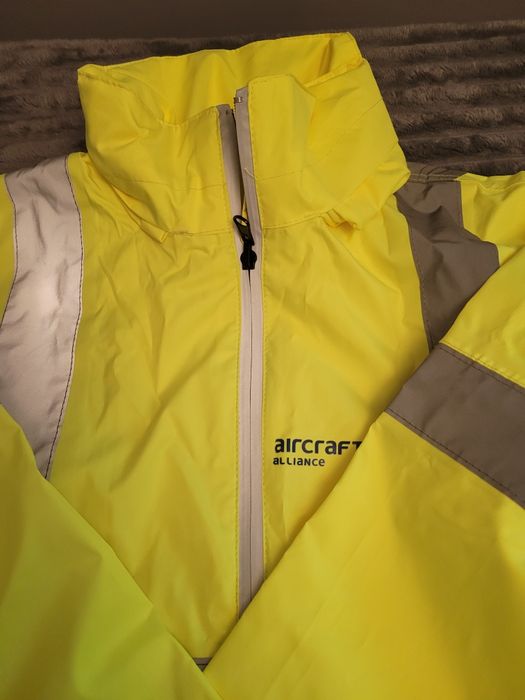 Kurtka odblaskową przeciw deszczowa męska