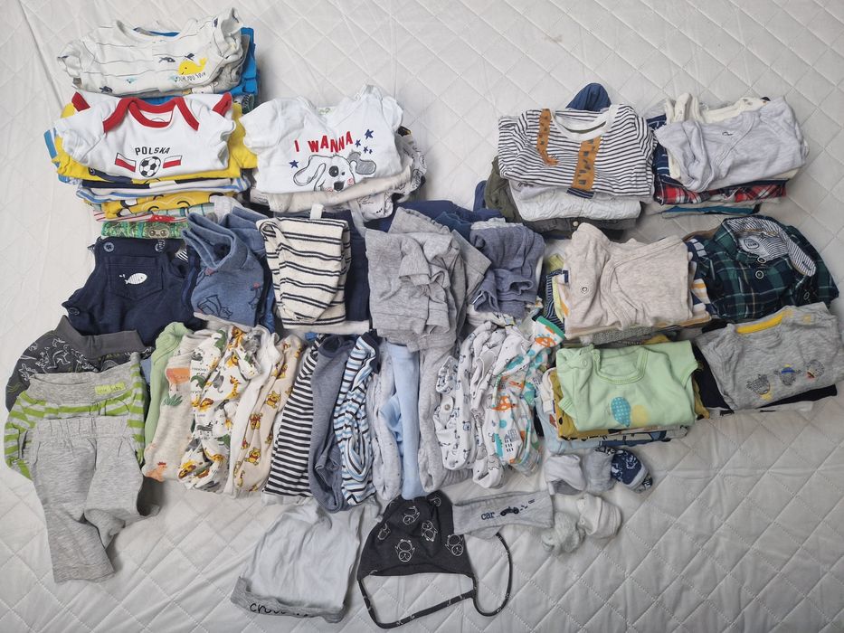 Zestaw wyprawka noworodek chłopiec lato 62