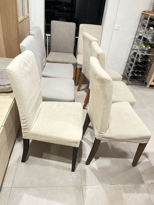 8 cadeiras ikea com capa