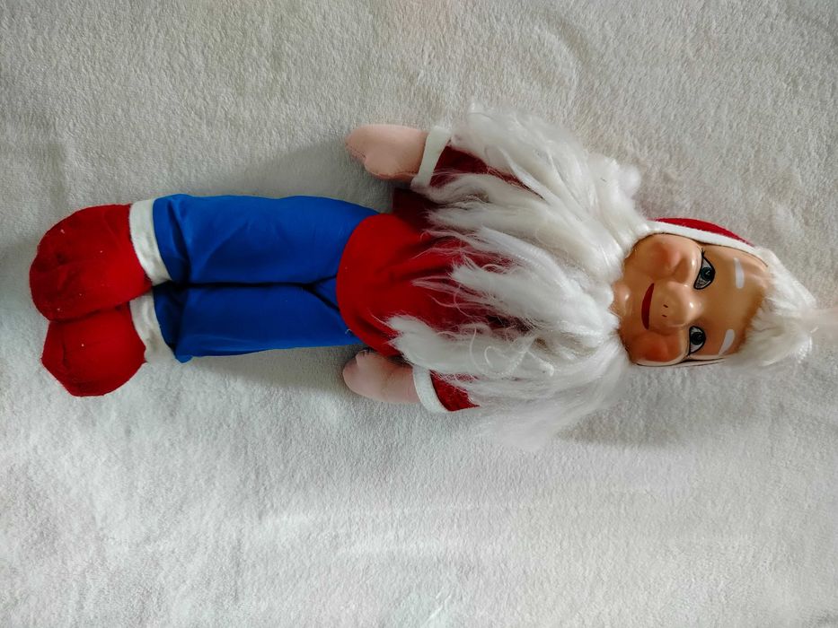 Stara Lalka z PRL skrzat  42 cm