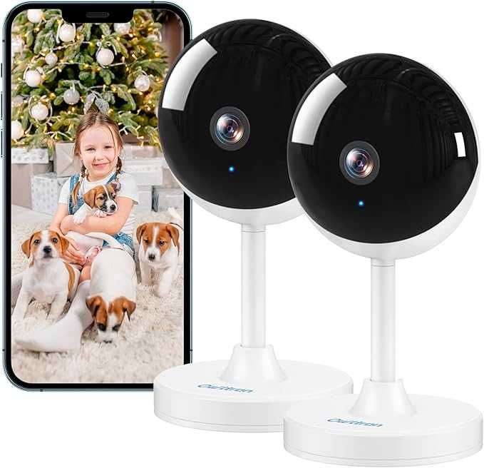 Kamera, niania z kamerą, 2,4 GHz, kamera monitorująca wewnątrz, Wi-Fi