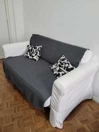 Sofá de 2 lugares branco / White 2-seater sofa - EKTORP Ikea
