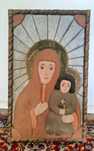 Rzeźba ludowa: Święta Maria z Jezuskiem