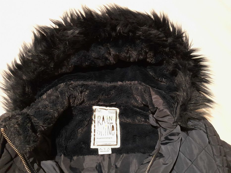 kurtka granatowa  F&F na 12/13 lat 152/158cm WYMIARY!