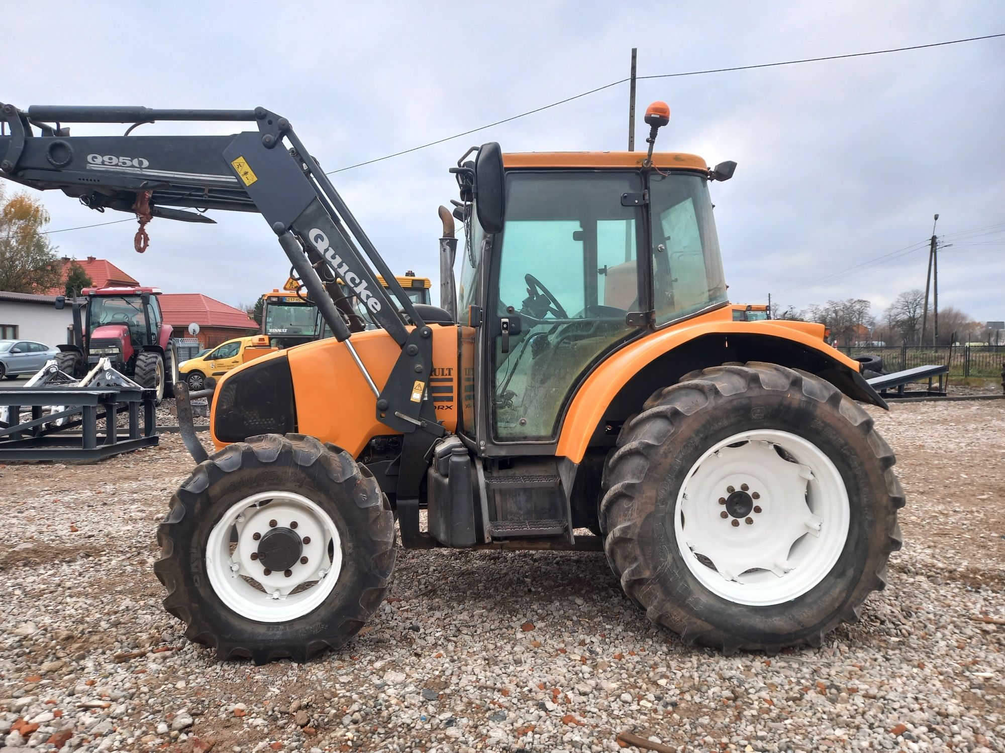 RENAULT ARES 550 z ładowaczem QUICKE silnik john deere jak case deutz