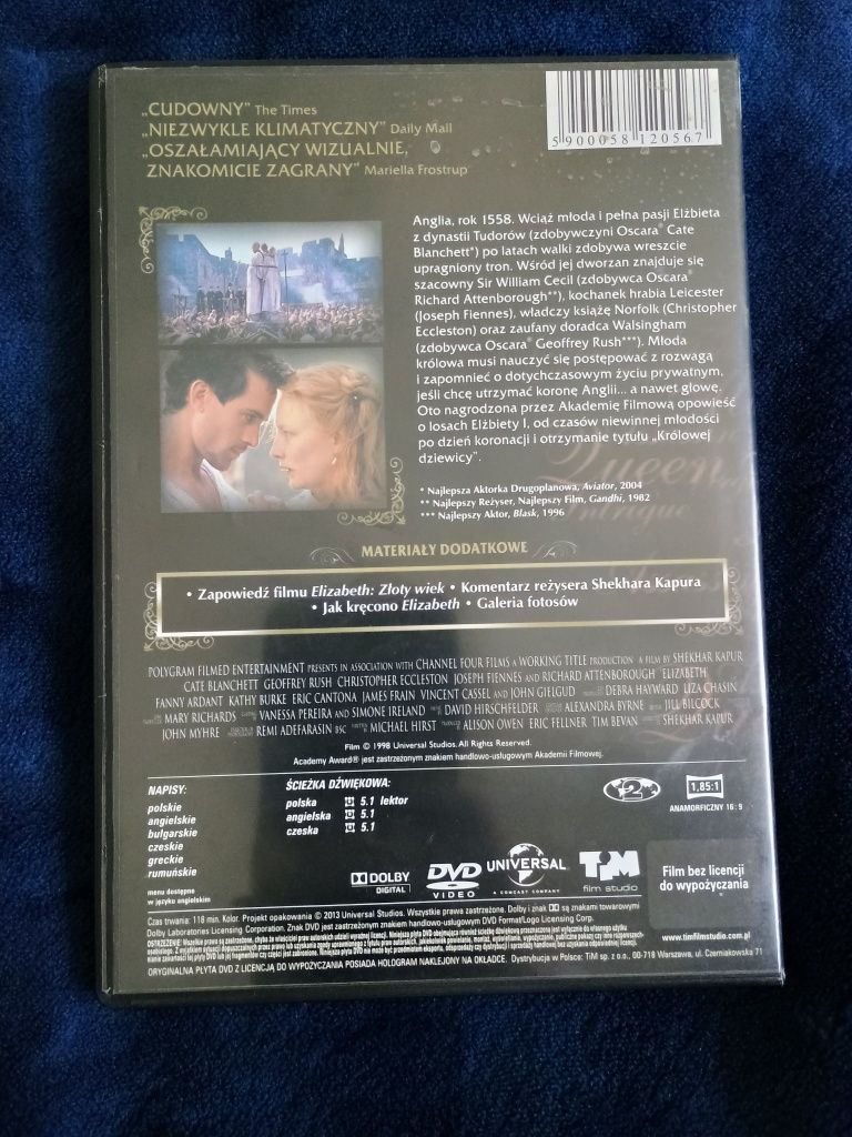 Film DVD Elizabeth