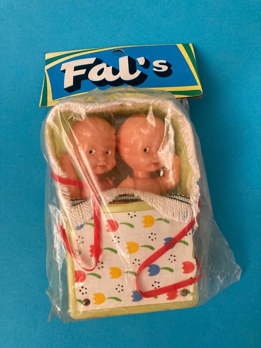 Bonecos em Berço / Cesta Industrias FAL Espanha Anos 70/80