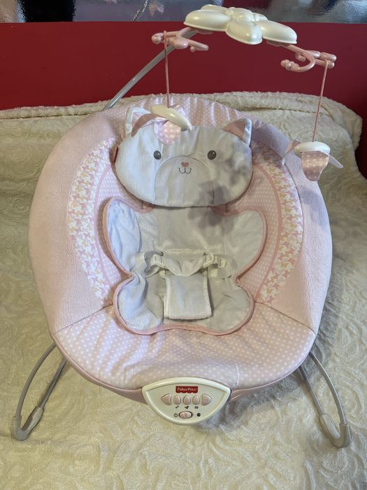 Продам шезлонг качалка Fisher Price "Моє маленьке кошеня"