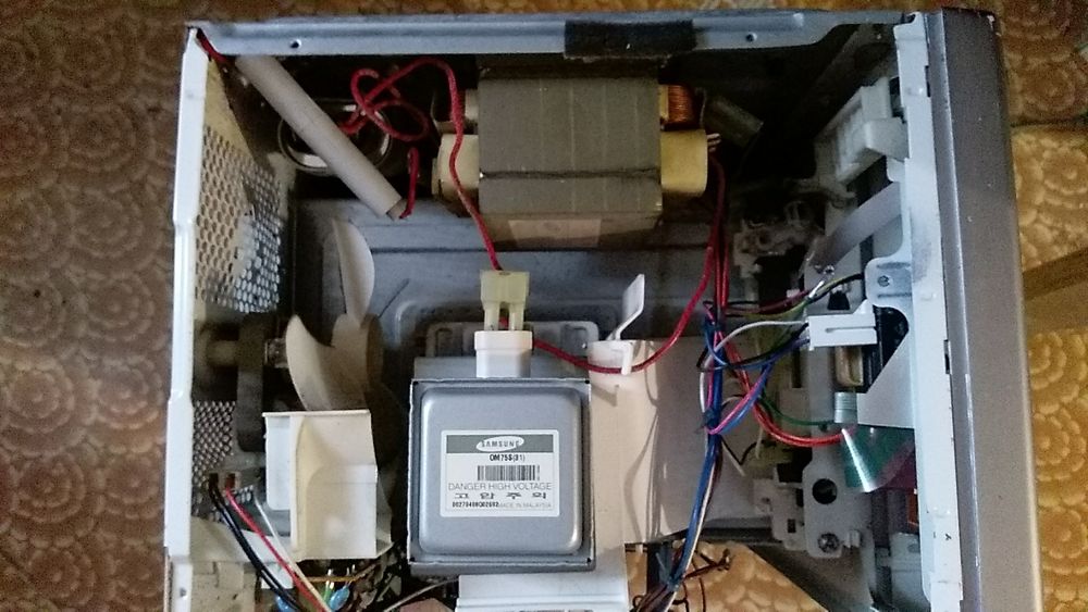 Магнетрон самсунг OM75S (31) , запчастини для мікрохвильовки