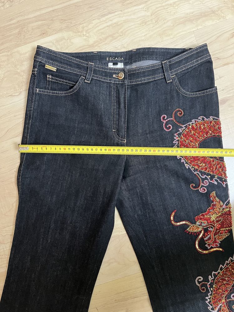 Джинсы Escada hand made Дракон джинси