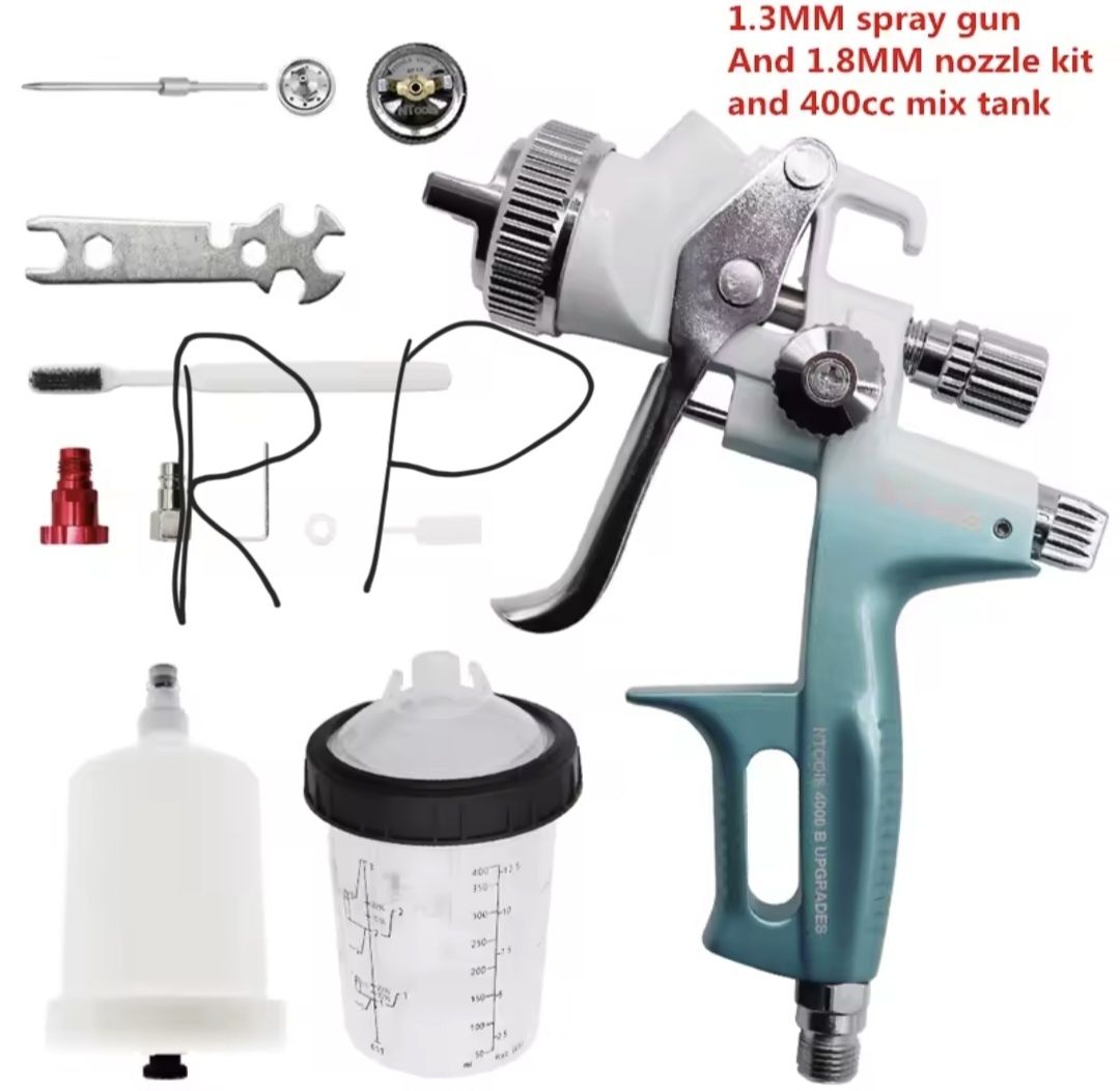 Краскопульт,фарбопульт NTools HVLP,1.3 mm,1.7 ,mm,1.3 mm RP