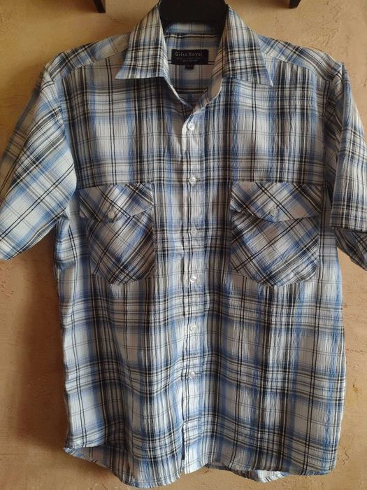 Koszula męska w kratę