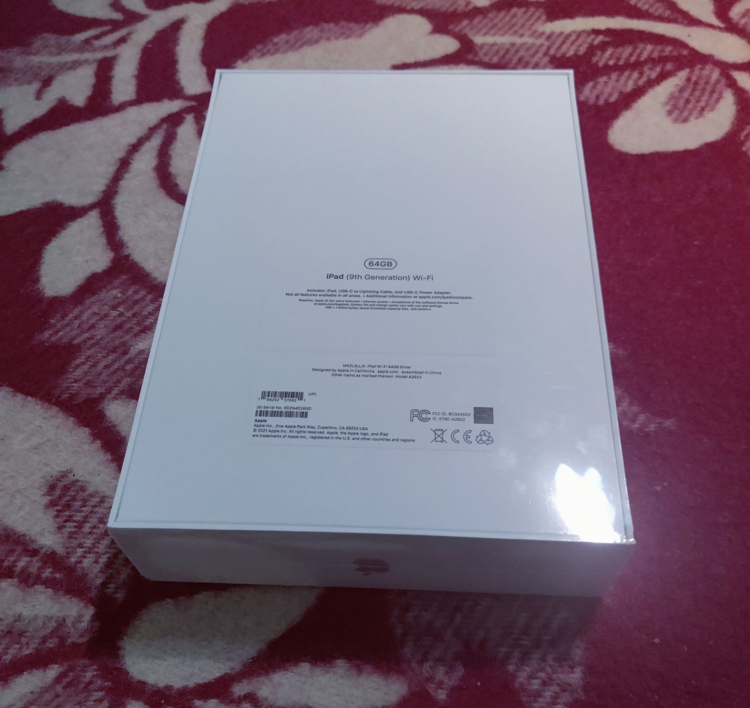 Новый  планшет Apple Ipad 64gb 9gen 2021