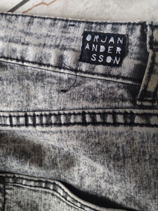 Spodnie wysoki stan r. S szare