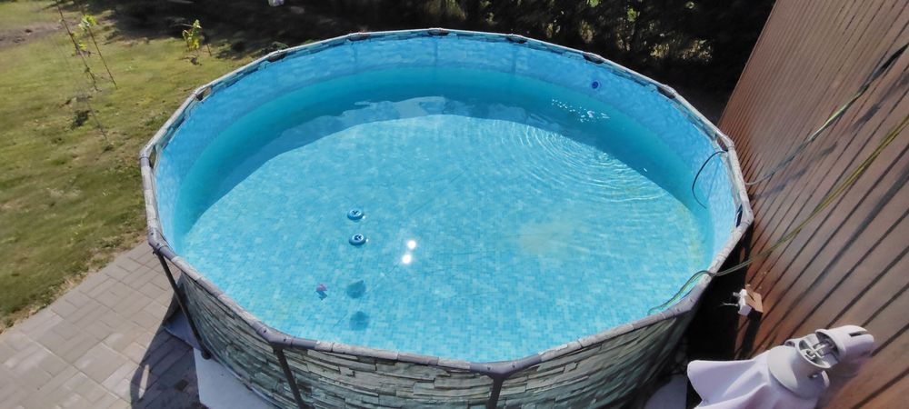 Basen stelażowy 457x107cm