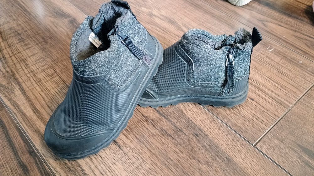 Sztyblety botki Zara 25 26 czarne podgumowanejak nowe