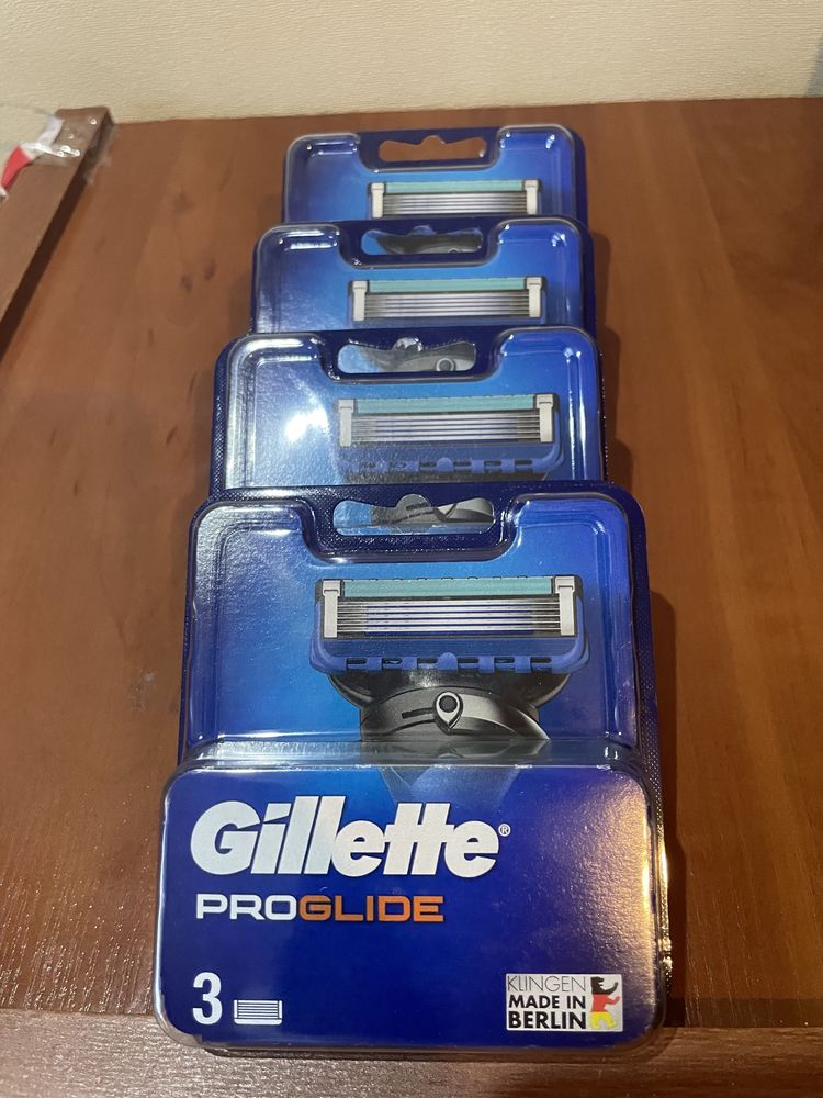 Gillette PROGLIDE, Fusion5 Змінні картриджі оригінал 100% з Німеччини