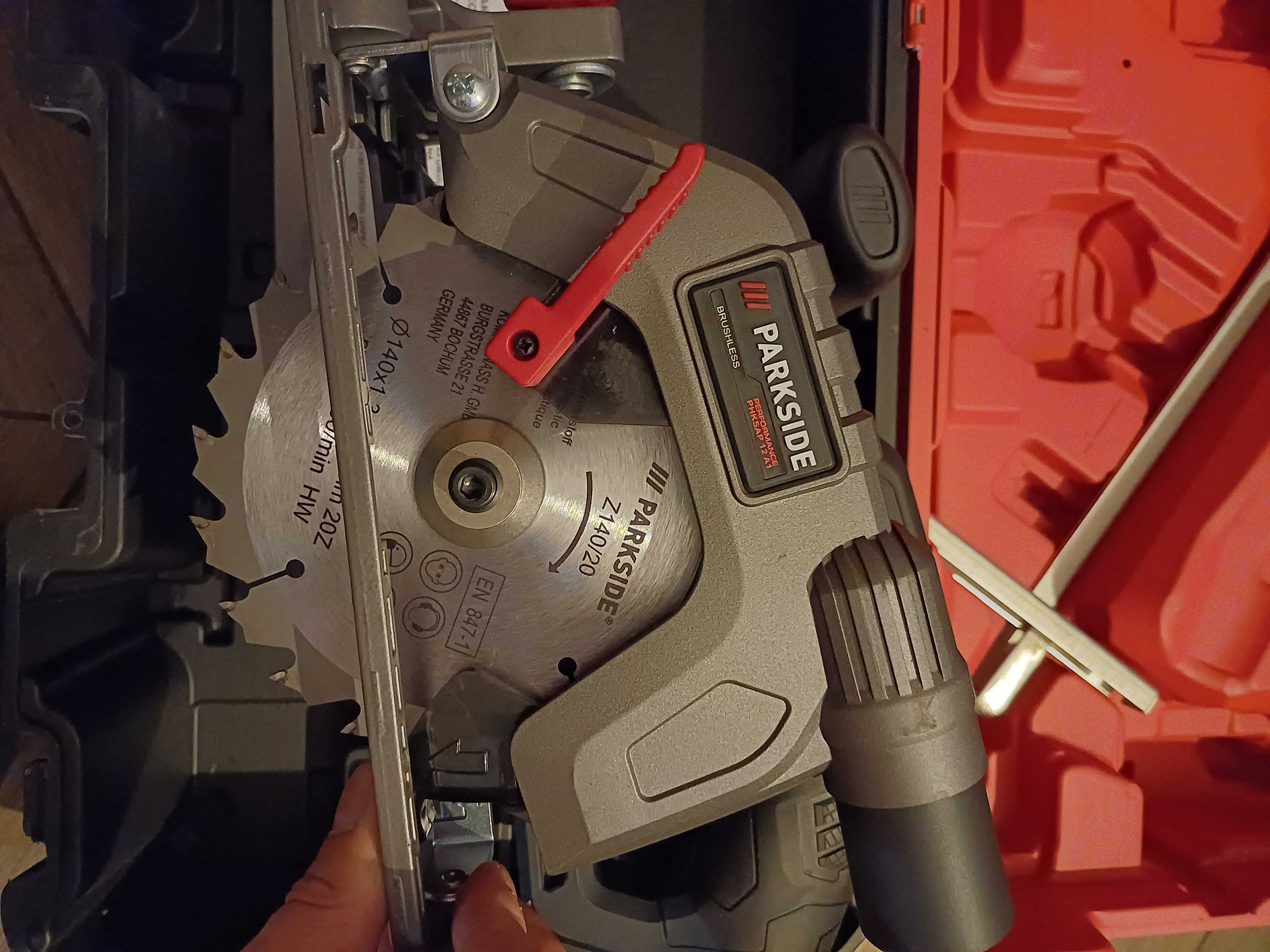 Parkside performance piła ręczna tarczowa akumulatorowa 12V