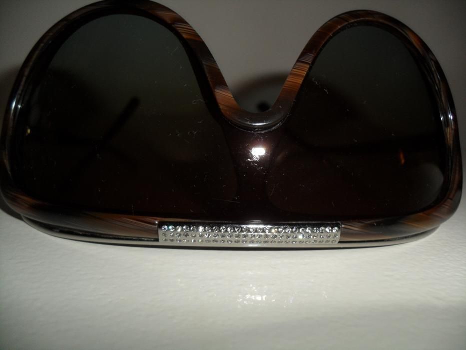 Valentino okulary przeciwsłoneczne z kryształkami Swarovskiego