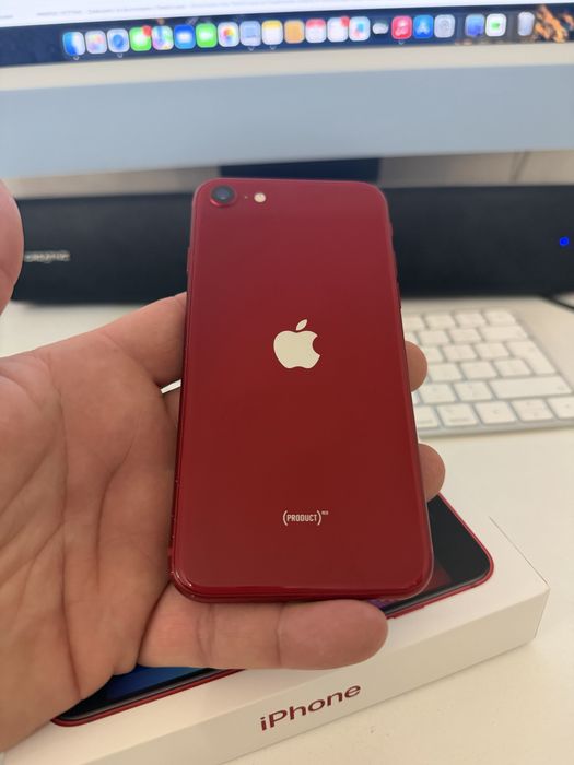 iPhone SE 2022 Red 128gb Idealny Bateria 96% od nowości