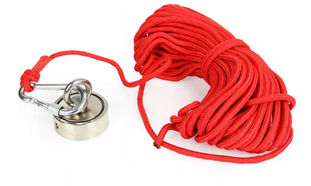 Magnes Neodymowy Okrągły Uchwyt Do Poszukiwań Lina